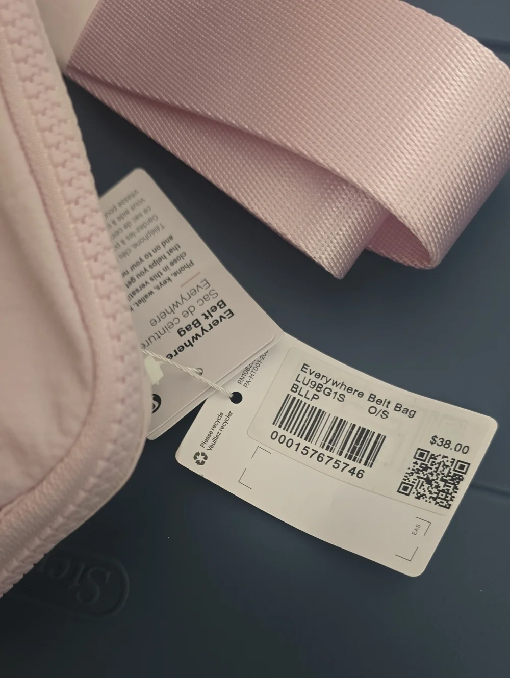 Lululemon Belt Bag Light Pink